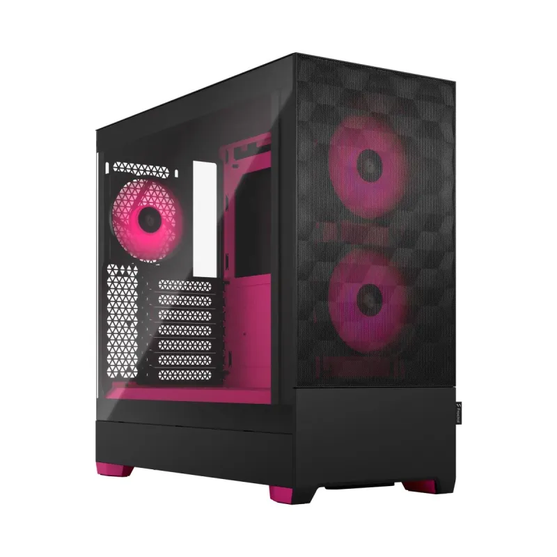 FRACTAL DESIGN Pop Air RGB Magenta Coretg Clear Tint