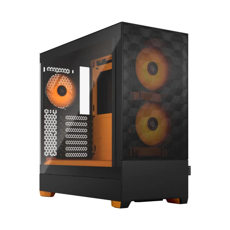 FRACTAL DESIGN Pop Air RGB Orange Core Tg Clear Tint