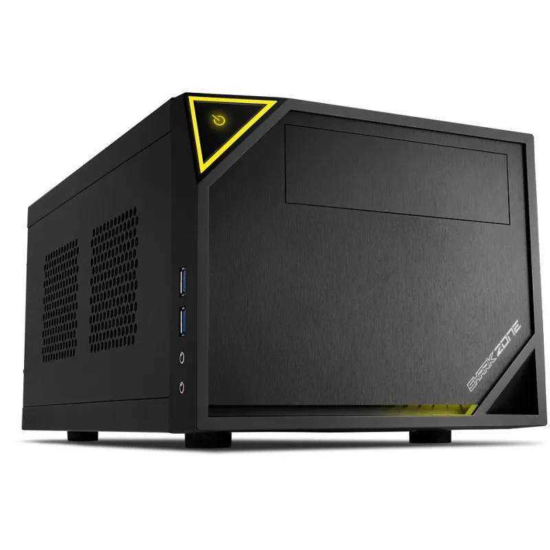 Sharkoon SHARK ZONE C10 Mini-ITX, dzeltens