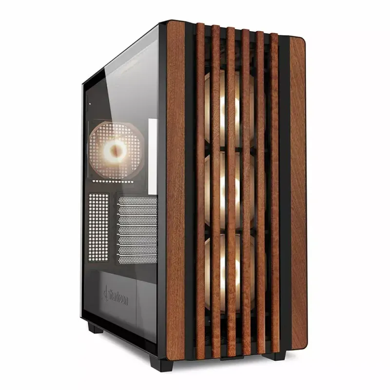 Sharkoon REBEL C70G RGB Full Tower ar koka efektu