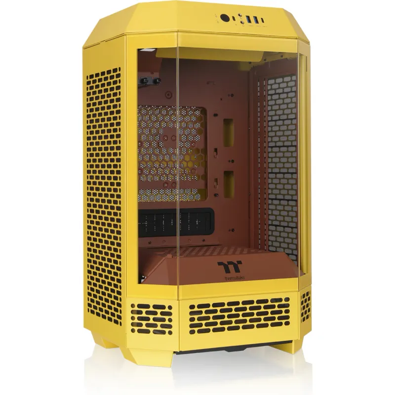 Thermaltake Mini Tornis THERMALTAKE The Tower 250 Butter Caramel — microATX/Mini-ITX, ATX atbalsts, kompakts