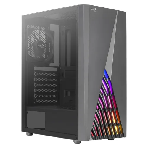 Aerocool DELTABKV1 RGB priekša pilns sānu logs 12cm