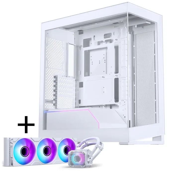 PHANTEKS NV5 MK2 ATX DRGB Matte Tempered Glass + Glacier One 360M25 Gen2 DRGB Liquid Cooling 360mm