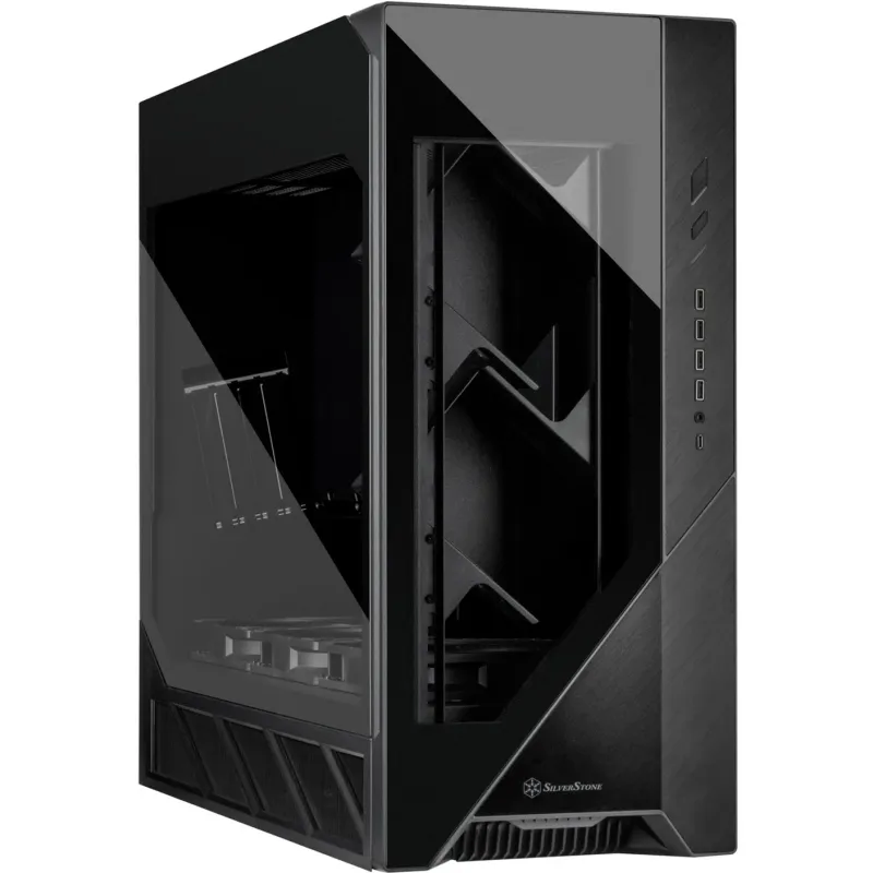 SilverStone Alta F2 Full Tower Tempered Glass Black