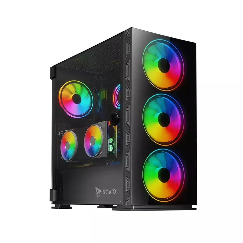 SAVIO Prime X1 ARGB Mid Tower ATX Tempered Glass