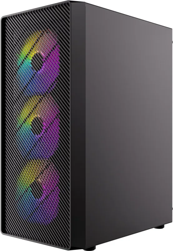 ANTEC AX26 RGB Elite Mid Tower Gaming Bl - Midi/Mini Tornis (0-761345-10199-8)
