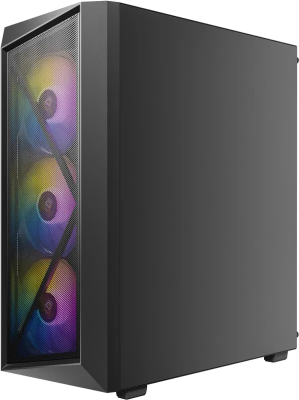 ANTEC AX67 ARGB Mid Tower Gaming Bl - Midi/Mini Tornis (0-761345-10207-0)