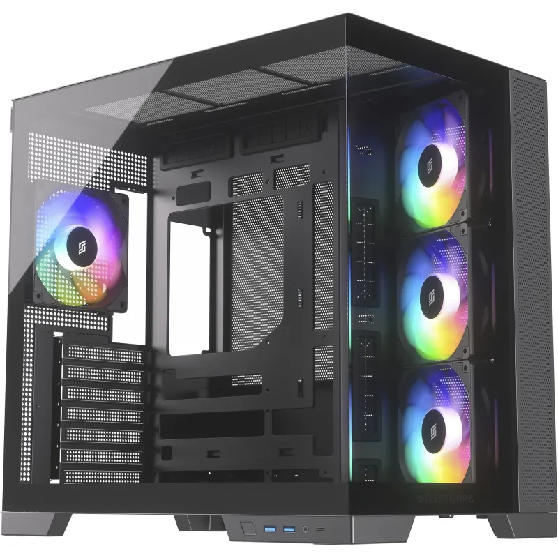 SILENTWARE View A-RGB Black Mid Tower