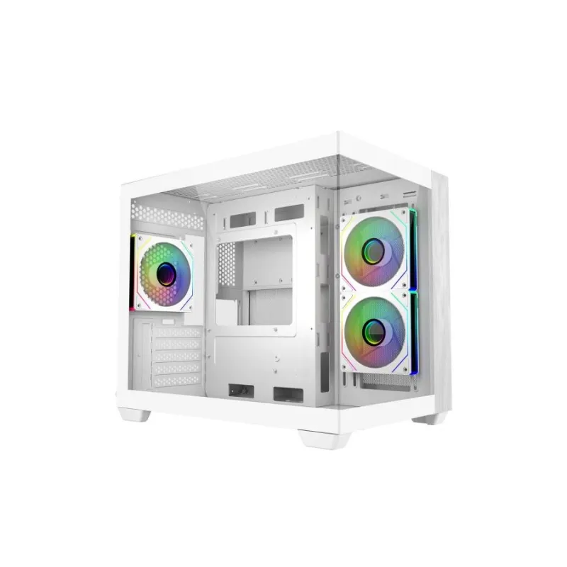 Cooler Master Elite 481 Wood Tempered Glass (White)