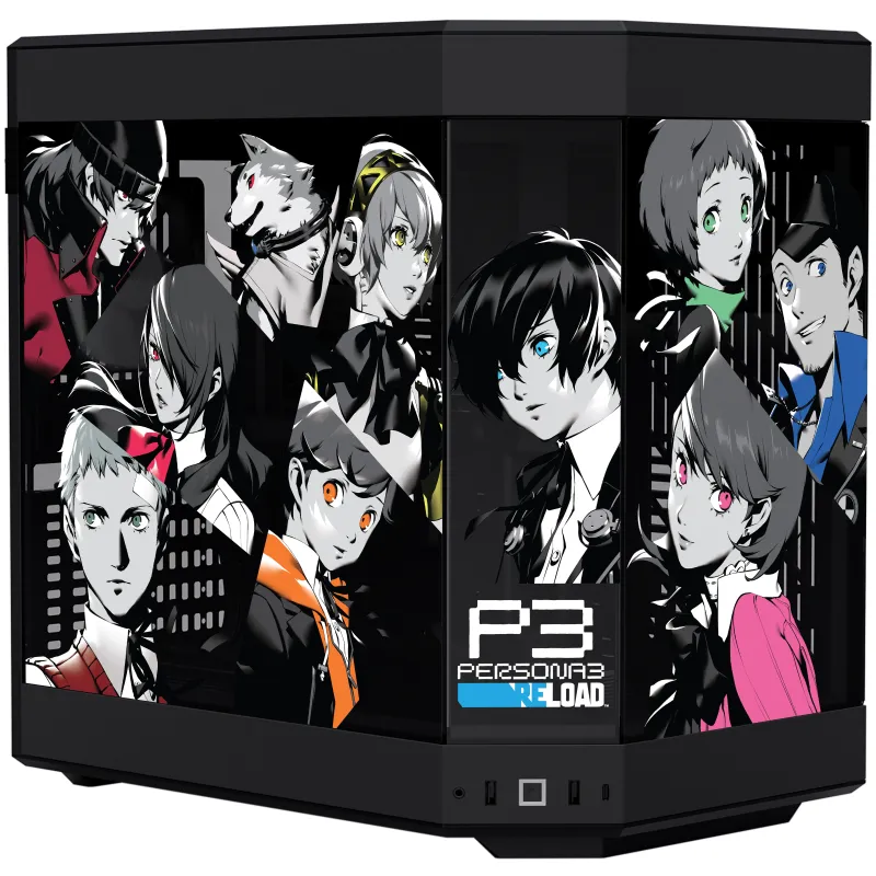 HYTE Y60 Persona 3 Reload Mid-Tower Case, Tempered Glass, Dark Blue/Black