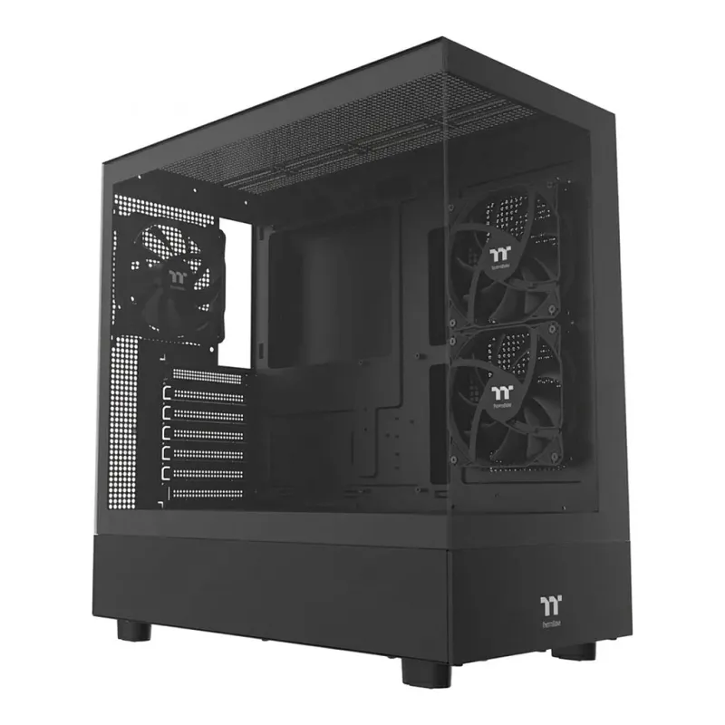 Thermaltake Pureline 270 Black Mid Tower Case with Tempered Glass Panels
