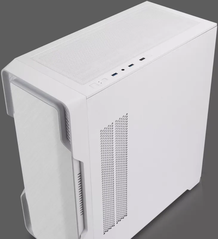 NANOXIA DS-9G-W ARGB White Midi-Tower Case with USB-C and Tempered Glass
