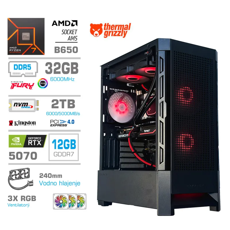 Računalnik MEGA MT S8 R7-7700X