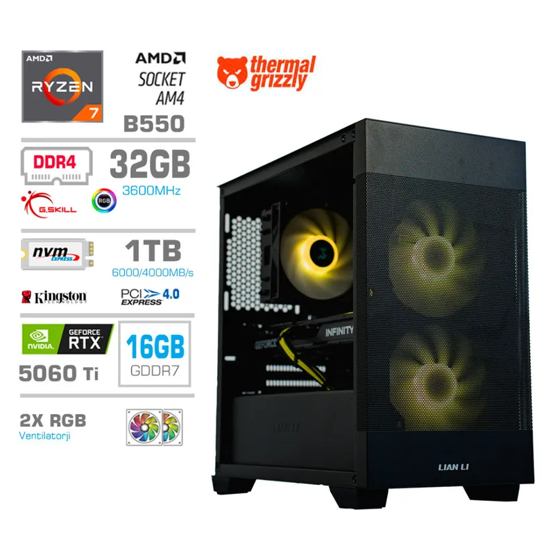 Računalnik MEGA MT S7X R7-5700X