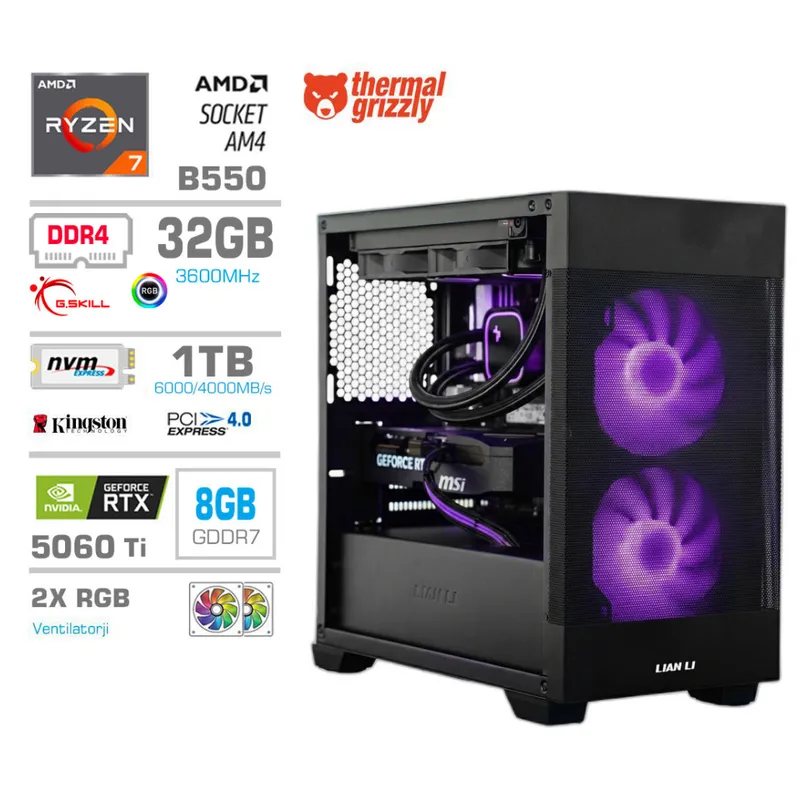 Računalnik MEGA MT S7X R7-5700X