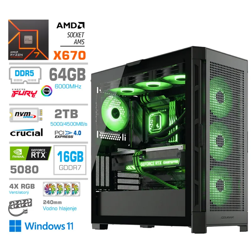 Računalnik MEGA TWR S11 R7-7800X3D