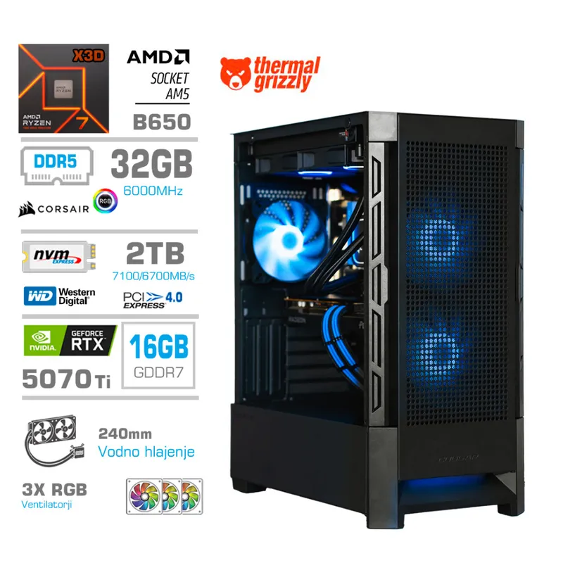 Računalnik MEGA MT S8 R7-7800X3D