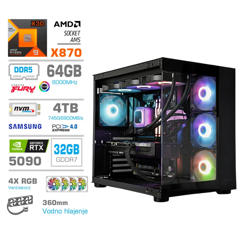 Računalnik MEGA MT S5 R9-9950X3D