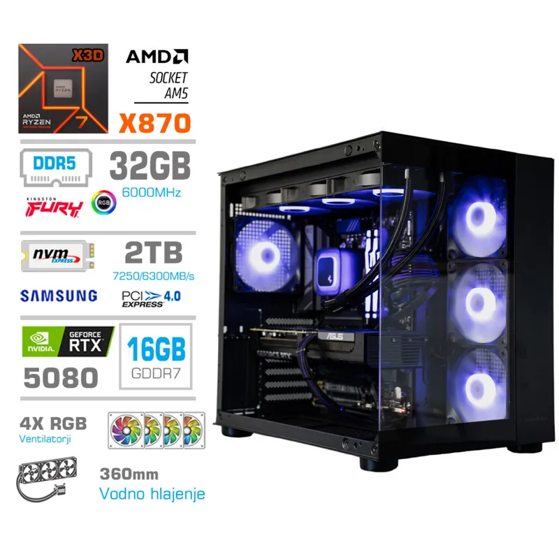Računalnik MEGA MT S5 R7-9850X3D