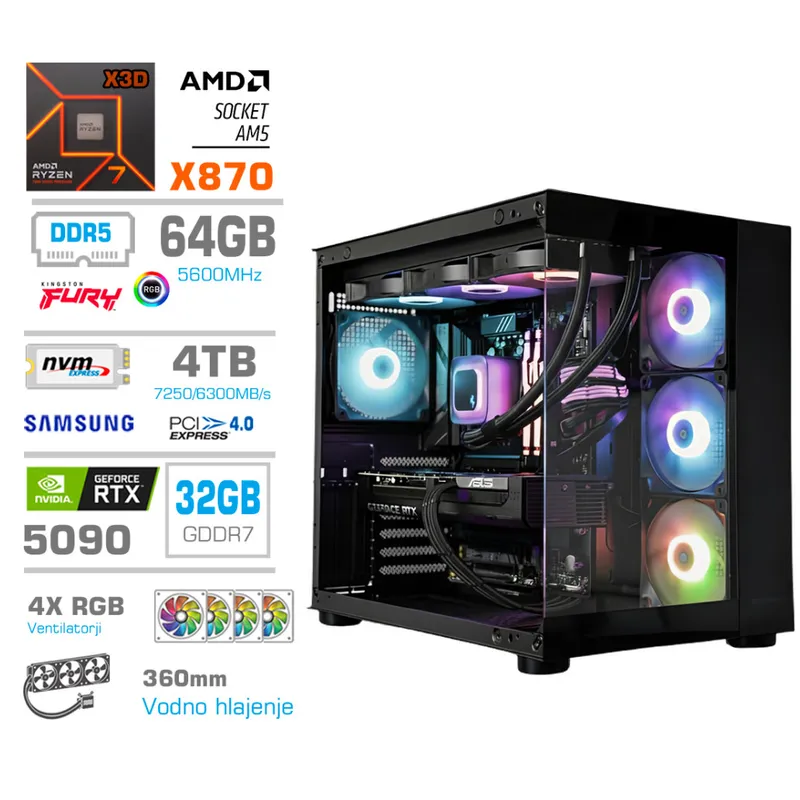 Računalnik MEGA MT S5 R7-9850X3D