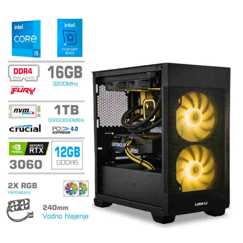 Računalnik MEGA MT S7X i5-14400F