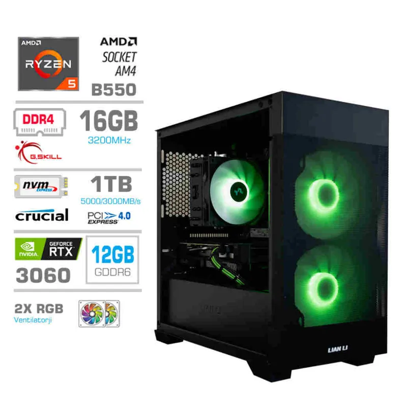 Računalnik MEGA MT S7X R5-5600X