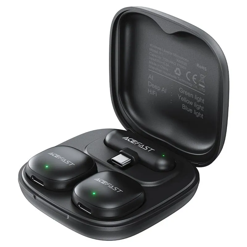 ACEFAST R1 bezvadu lavjeras sistēma raidītājiem USB-C/Lightning uztvērēju