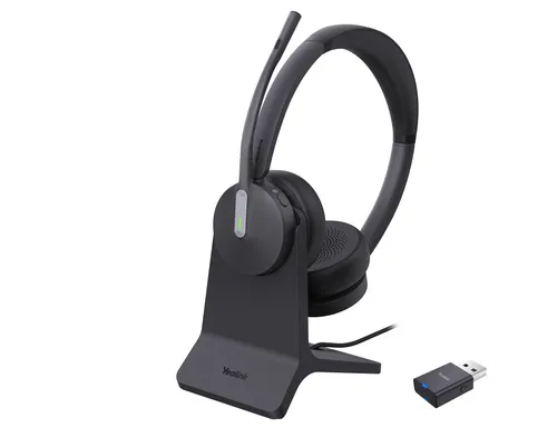 Yealink WH64 Hybrid Dual Teams Wireless Head-band Office/Call center Micro-USB Bluetooth Black