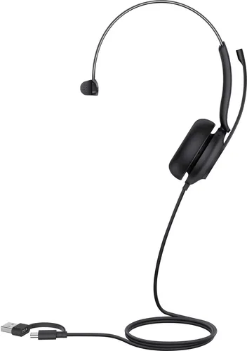 Yealink UH35 Mono Teams USB-C/A Wired Head-band Calls/Music USB Type-C USB Type-A Black