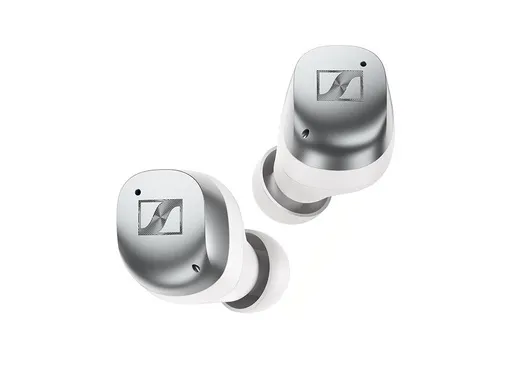 Slualke Sennheiser Momentum True Wireless 4, In-Ear, ANC, bele/srebrne