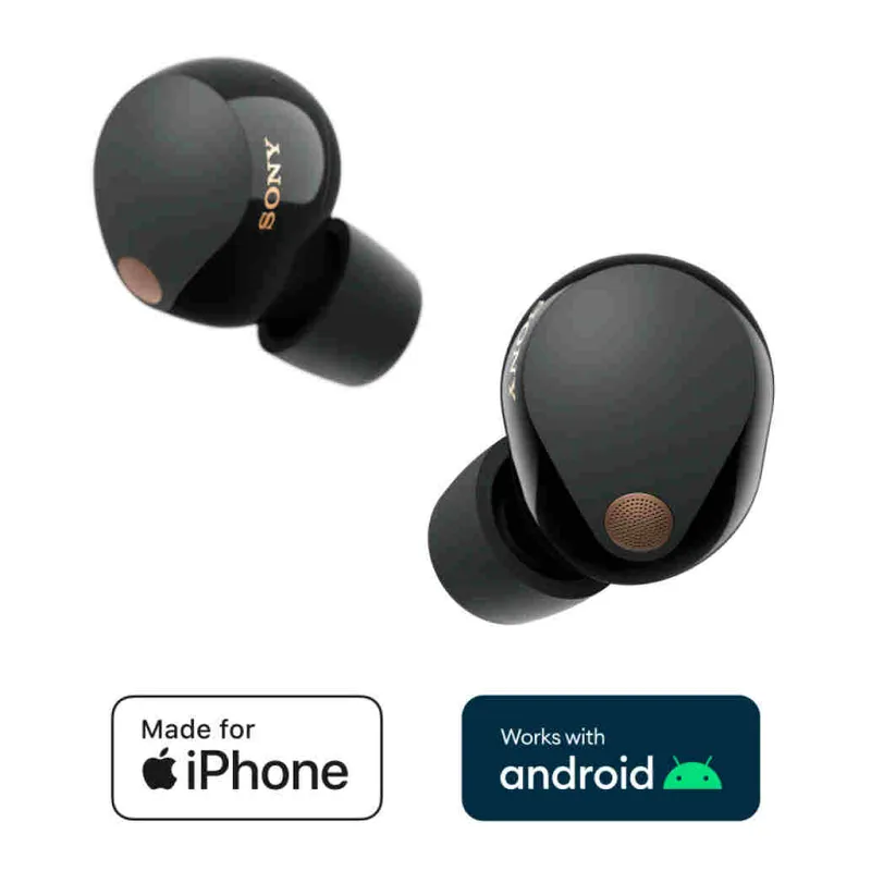 SONY ušesne BT WF1000XM5 črne (WF1000XM5B.CE7)