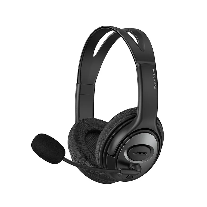 HAVIT naglavne z 2x3,5mm črne z