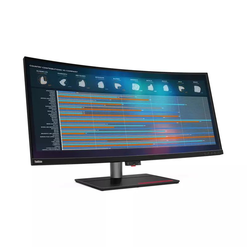 LENOVO ThinkVision P40w-20 computer monitor 100.8 cm (39.7") 5120 x 2160 pixels 5K Ultra HD LED Black