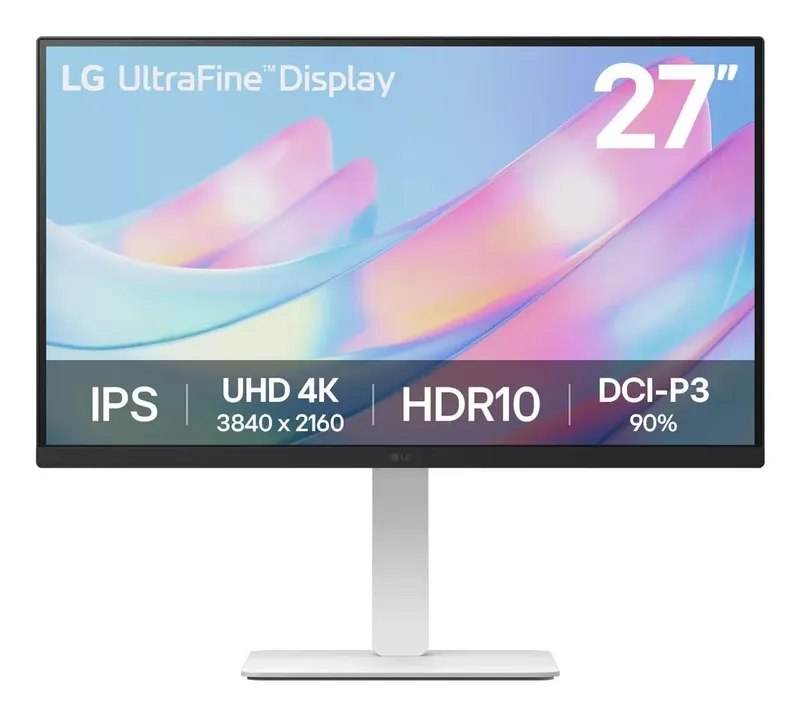 LG 27US550-W computer monitor 68.6 cm (27") 3840 x 2160 pixels 4K Ultra HD LCD White