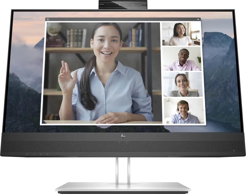 HP E24mv G4 FHD Conferencing Monitor computer monitor 60.5 cm (23.8") 1920 x 1080 pixels Full HD LCD Black