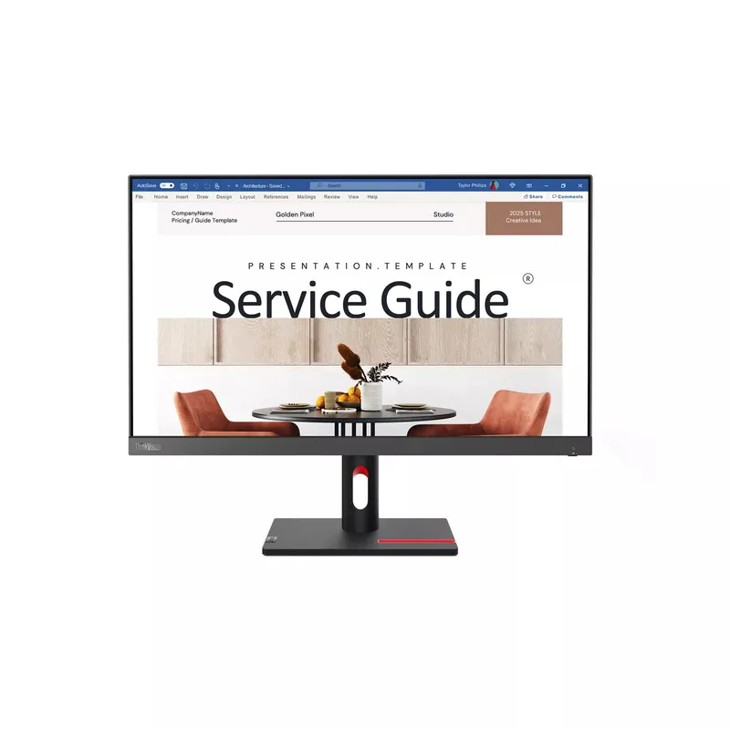 LENOVO ThinkVision S24i-30 computer monitor 60.5 cm (23.8") 1920 x 1080 pixels Full HD LED Black