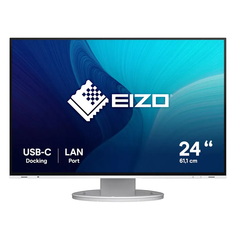 EIZO FlexScan EV2495-WT computer monitor 61.2 cm (24.1") 1920 x 1200 pixels WUXGA LCD White