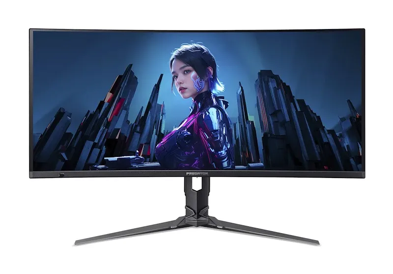 ACER Predator UM.CXXEE.501 computer monitor 86.4 cm (34") 3440 x 1440 pixels UltraWide Quad HD QD-OLED Black
