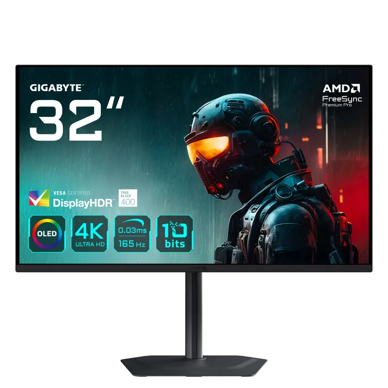 GIGABYTE MO32U computer monitor 80 cm (31.5") 3840 x 2160 pixels 4K Ultra HD Black