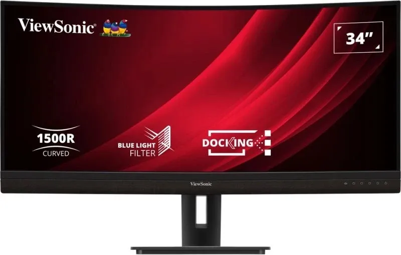 VIEWSONIC VG3456C computer monitor 86.4 cm (34") 3440 x 1440 pixels UltraWide Quad HD LED Black