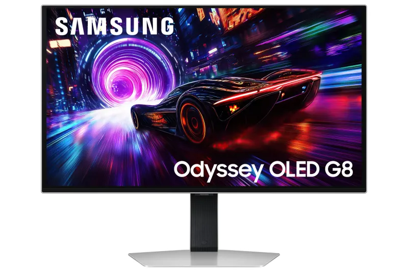 SAMSUNG G81SF computer monitor 68.6 cm (27") 3840 x 2160 pixels 4K Ultra HD OLED Silver