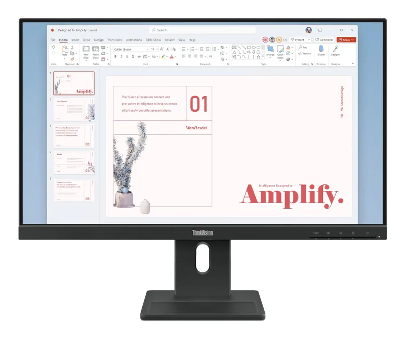 LENOVO ThinkVision E24-40 computer monitor 60.5 cm (23.8") 1920 x 1080 pixels Full HD LCD Black