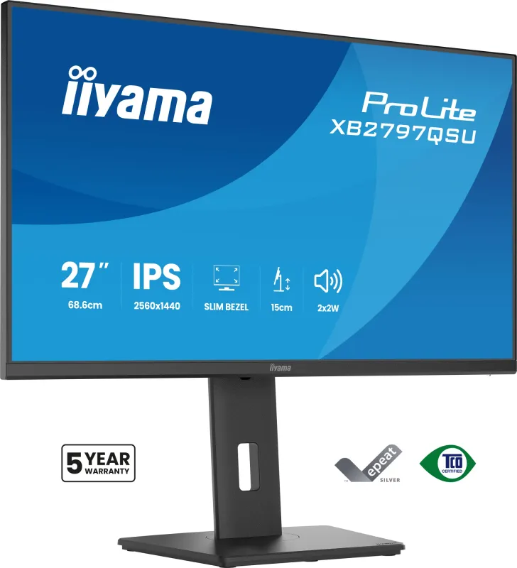 IIYAMA ProLite XB2797QSU-B1 27" QHD LED