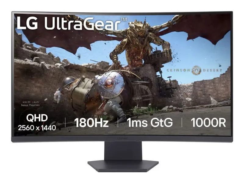 LG 32GS60QC-B computer monitor 80 cm (31.5") 2560 x 1440 pixels Quad HD Black