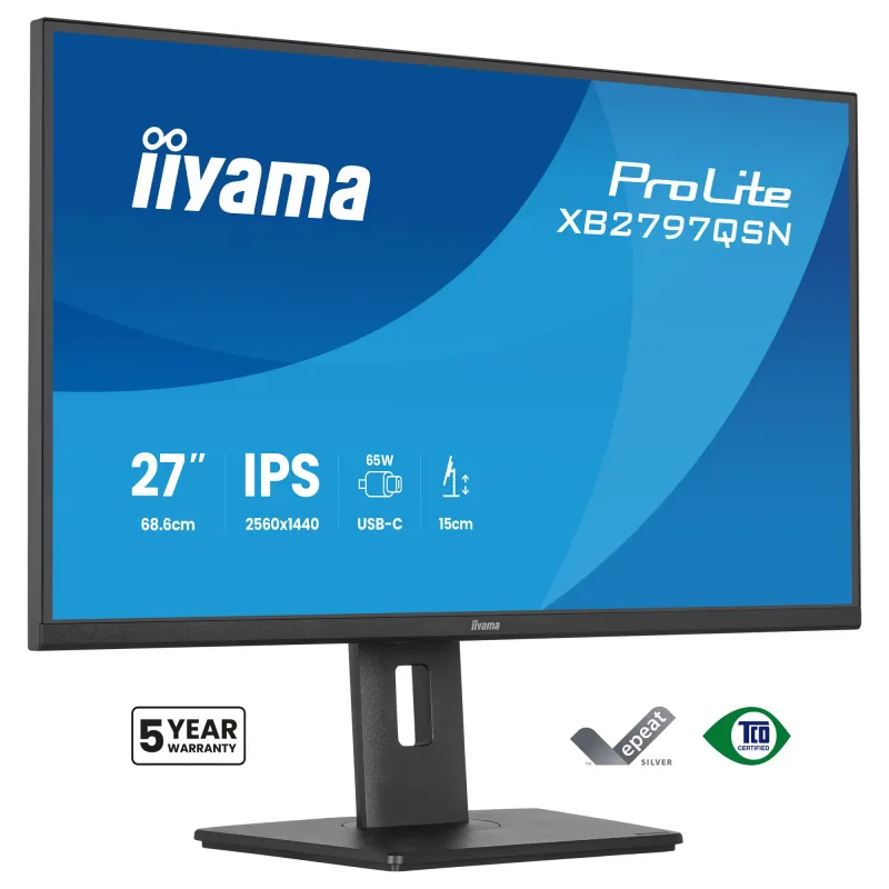 IIYAMA ProLite XB2797QSN-B1 27" QHD IPS