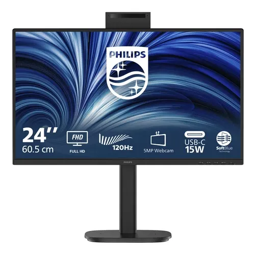 PHILIPS 3000 series 24B2N3200JH/00 computer monitor 60.5 cm (23.8") 1920 x 1080 pixels Full HD LCD Black