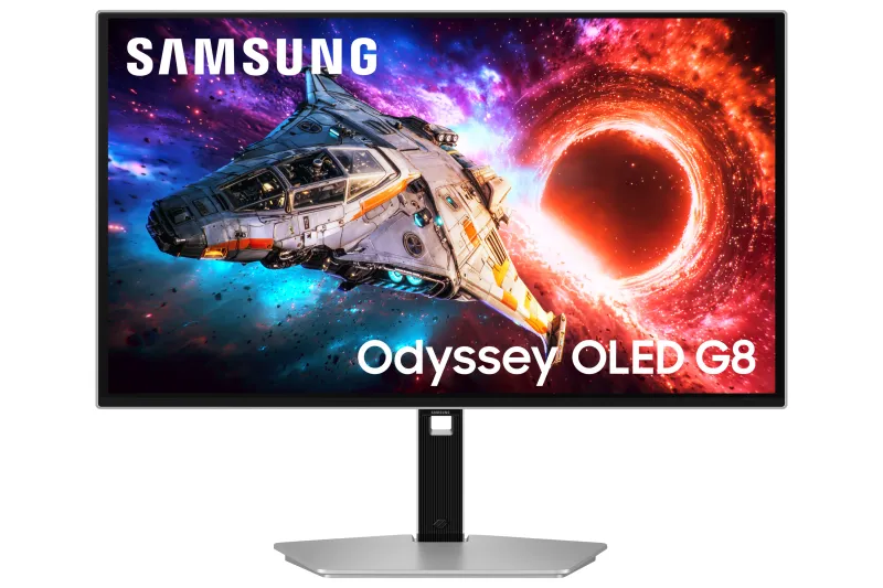 SAMSUNG G80SH computer monitor 68.6 cm (27") 3840 x 2160 pixels 4K Ultra HD OLED Silver