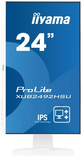 IIYAMA ProLite XUB2492HSU-W1 computer monitor 60.5 cm (23.8") 1920 x 1080 pixels Full HD LED White