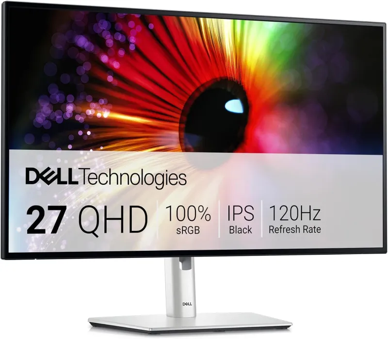 DELL UltraSharp U2724D computer monitor 68.6 cm (27") 2560 x 1440 pixels Quad HD LCD Black, Silver