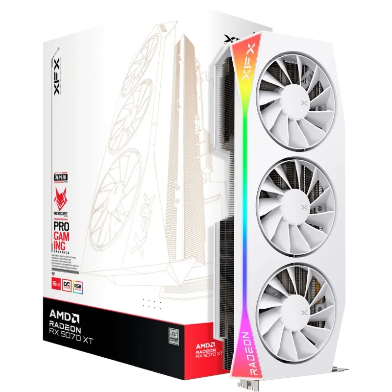 XFX RX 9070 XT Mercury OC RGB White 16GB